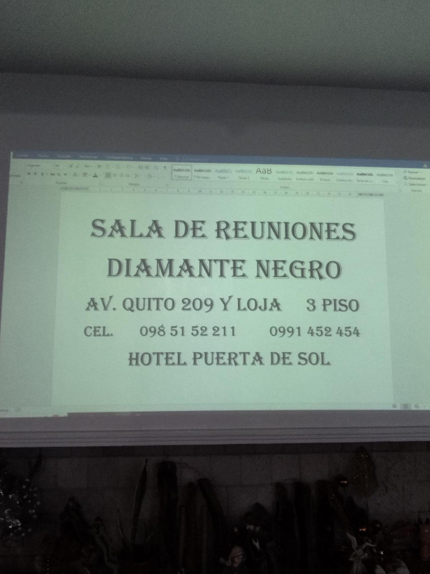 Hotel Puerta Del Sol Санто Доминго де лос Колорадос Екстериор снимка